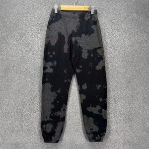 FireHouse Jogger pants Fleece Kids Large Gray Black Tie dye‎ elastic waist